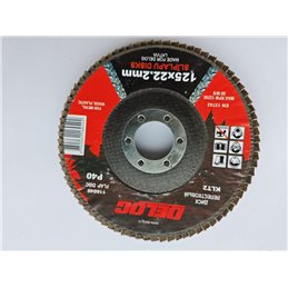 Шлифовальный лепестковый диск 125x22,2   KLT5 P60