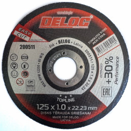 CUTTING-OFF WHEEL DISC 125X1,0X22,2 STEEL-INOX...