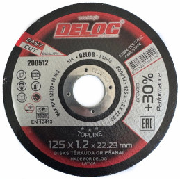 CUTTING-OFF WHEEL DISC 125X1,2X22,2 STEEL-INOX...