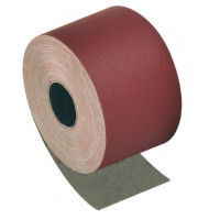 Abrasive cloth in rolls
